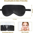 Soft Silk Sleep Mask (100% Blackout, Zero Pressure)