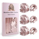 3PC Satin Heatless Curl Set – No Heat Curls