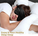 Soft Silk Sleep Mask (100% Blackout, Zero Pressure)