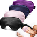 Soft Silk Sleep Mask (100% Blackout, Zero Pressure)