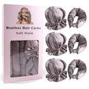 3PC Satin Heatless Curl Set – No Heat Curls
